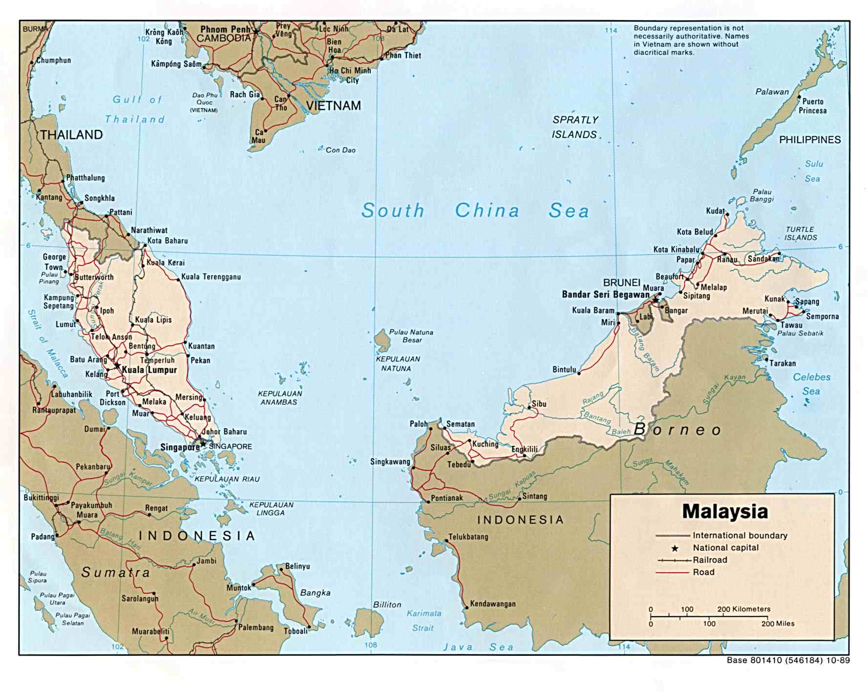 Malaysia  Map